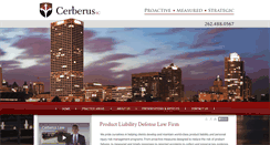 Desktop Screenshot of cerberus-law.com