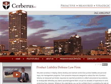 Tablet Screenshot of cerberus-law.com